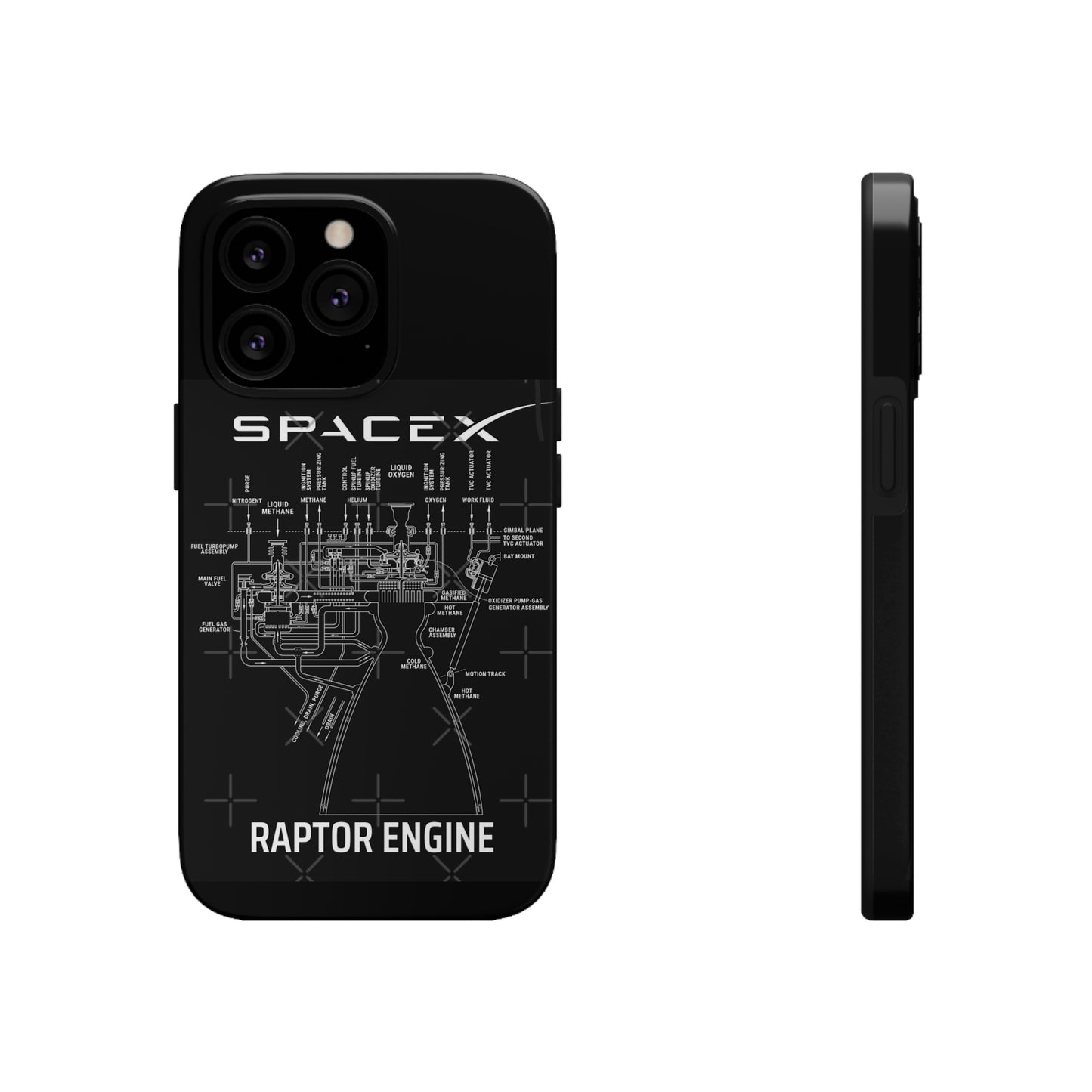 SpaceX Tough Phone Cases, Case-Mate