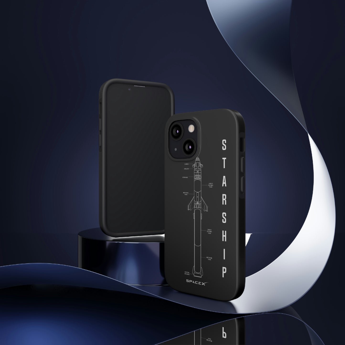 SpaceX Tough Phone Cases, Case-Mate