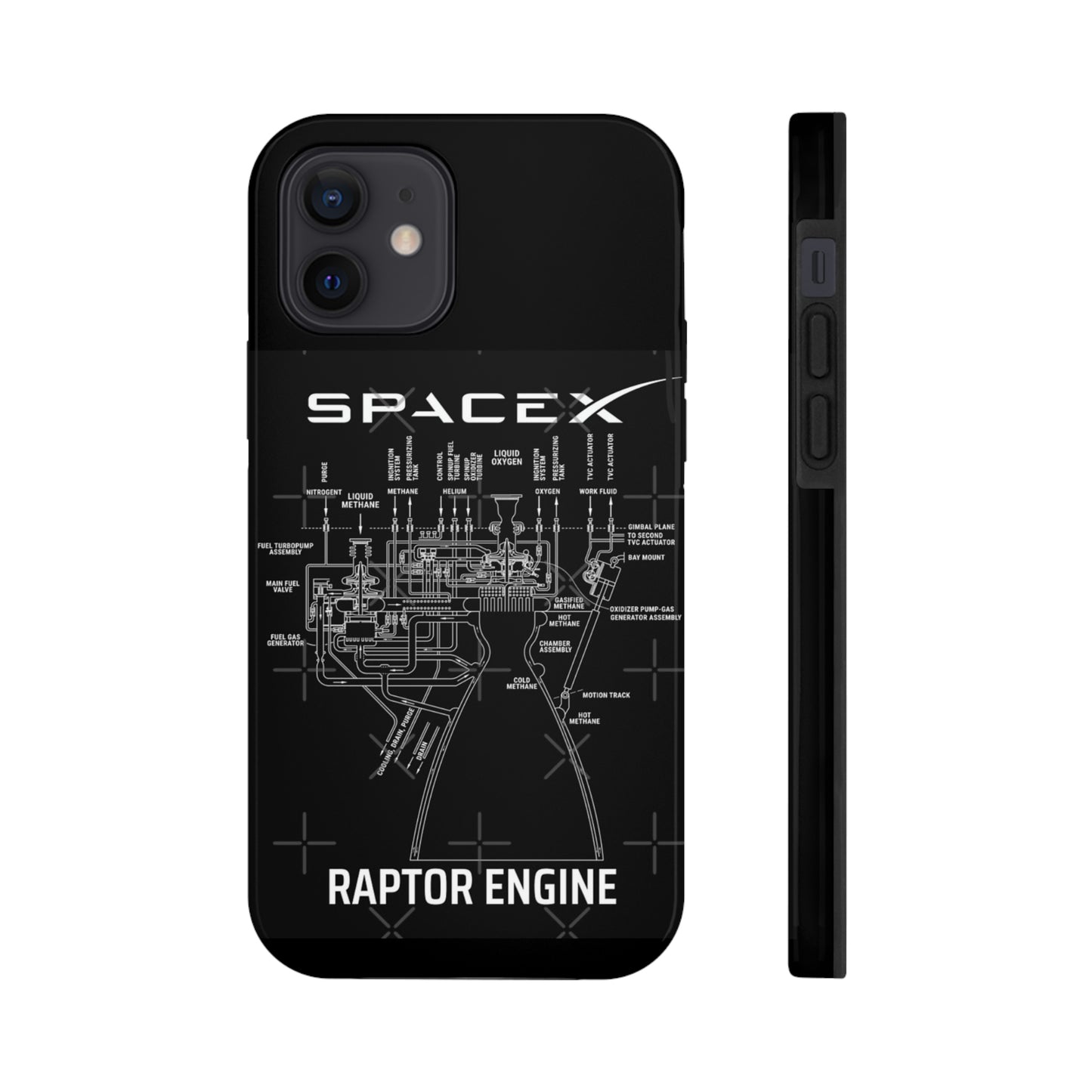 SpaceX Tough Phone Cases, Case-Mate