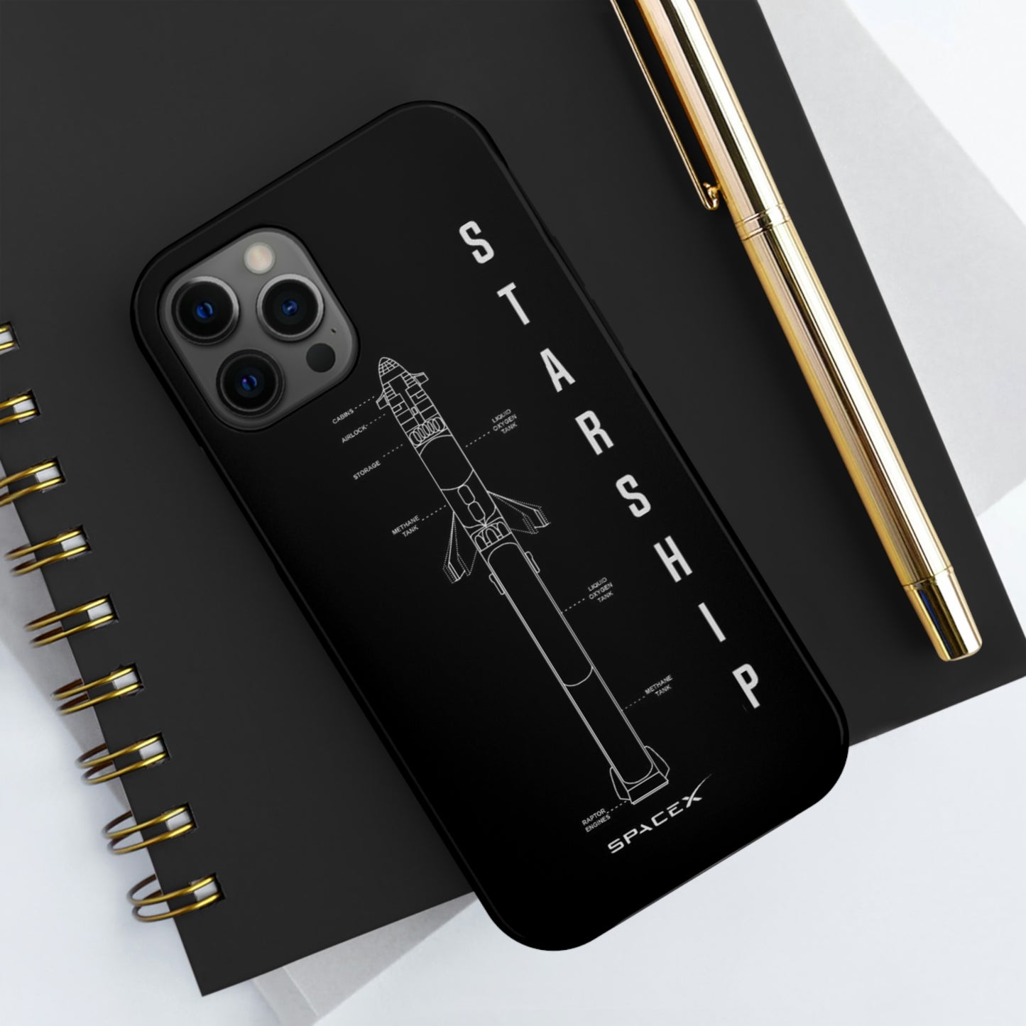 SpaceX Tough Phone Cases, Case-Mate