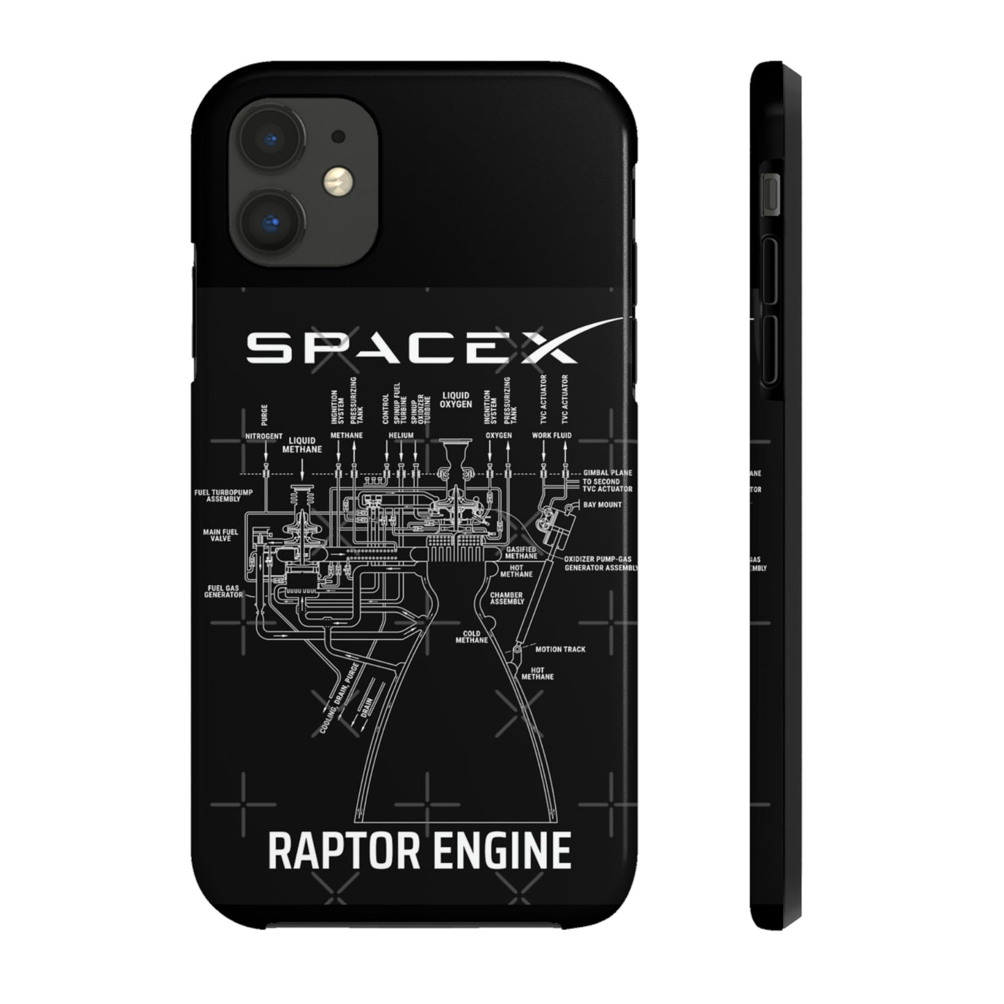 SpaceX Tough Phone Cases, Case-Mate