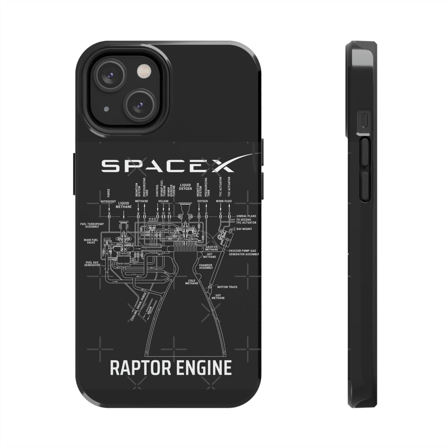 SpaceX Tough Phone Cases, Case-Mate