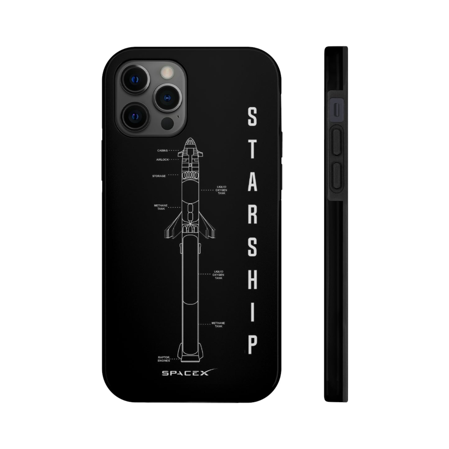 SpaceX Tough Phone Cases, Case-Mate