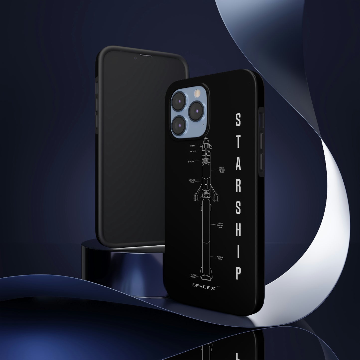 SpaceX Tough Phone Cases, Case-Mate