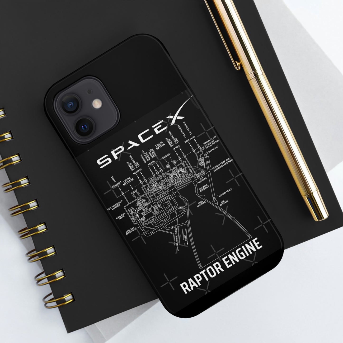 SpaceX Tough Phone Cases, Case-Mate