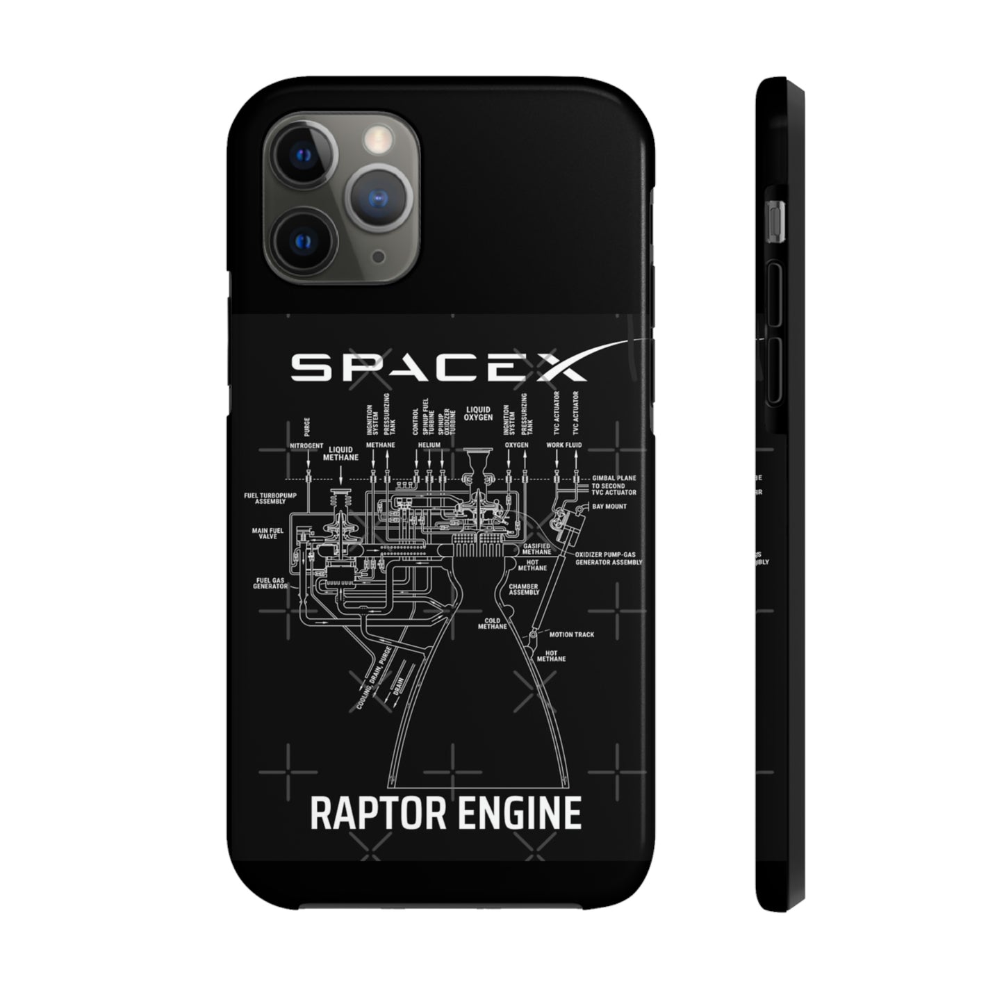 SpaceX Tough Phone Cases, Case-Mate