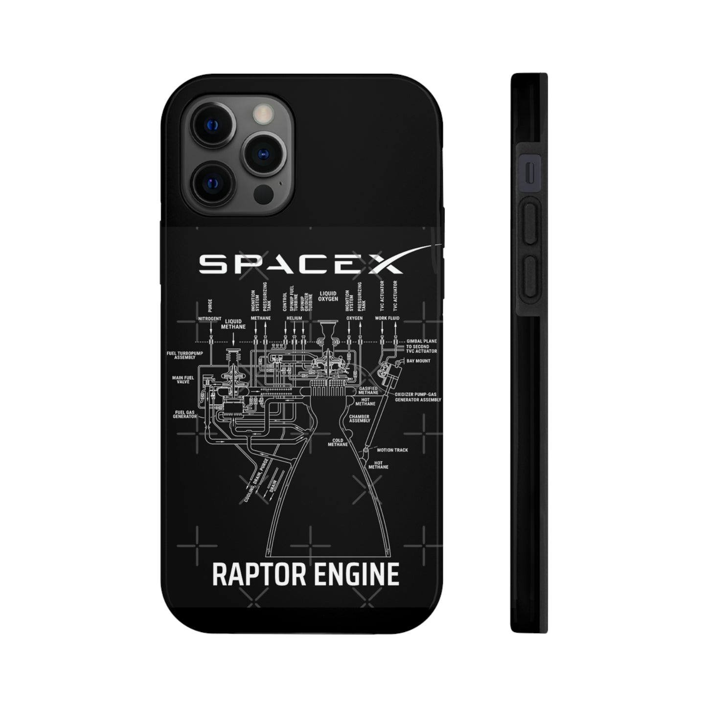SpaceX Tough Phone Cases, Case-Mate