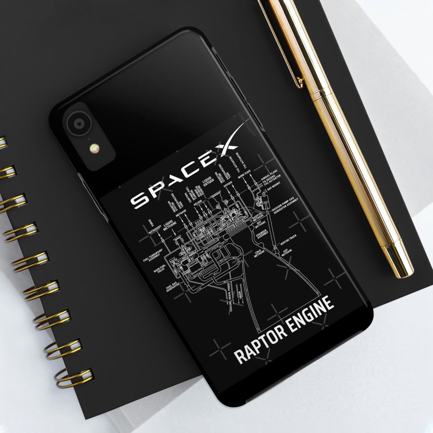 SpaceX Tough Phone Cases, Case-Mate