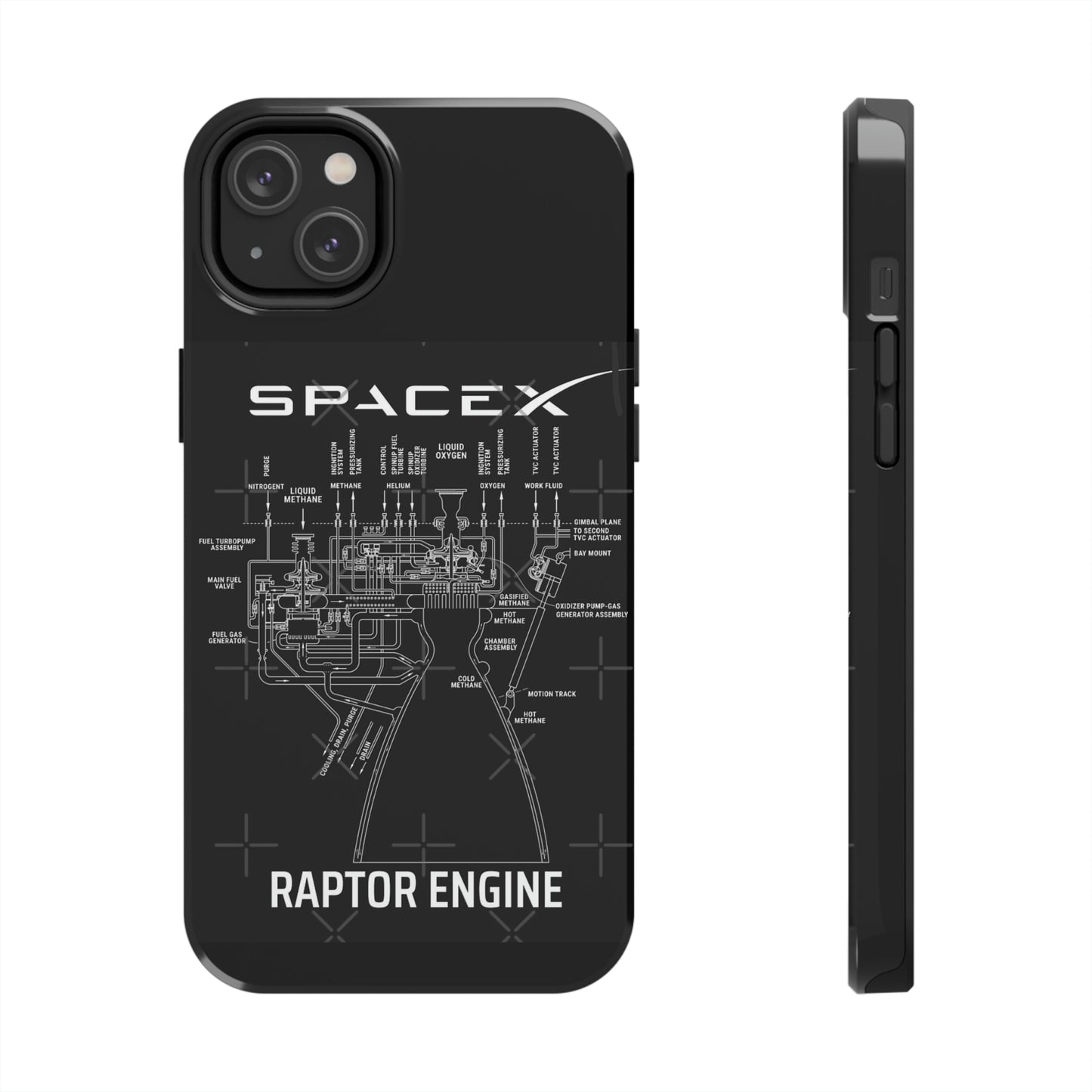 SpaceX Tough Phone Cases, Case-Mate