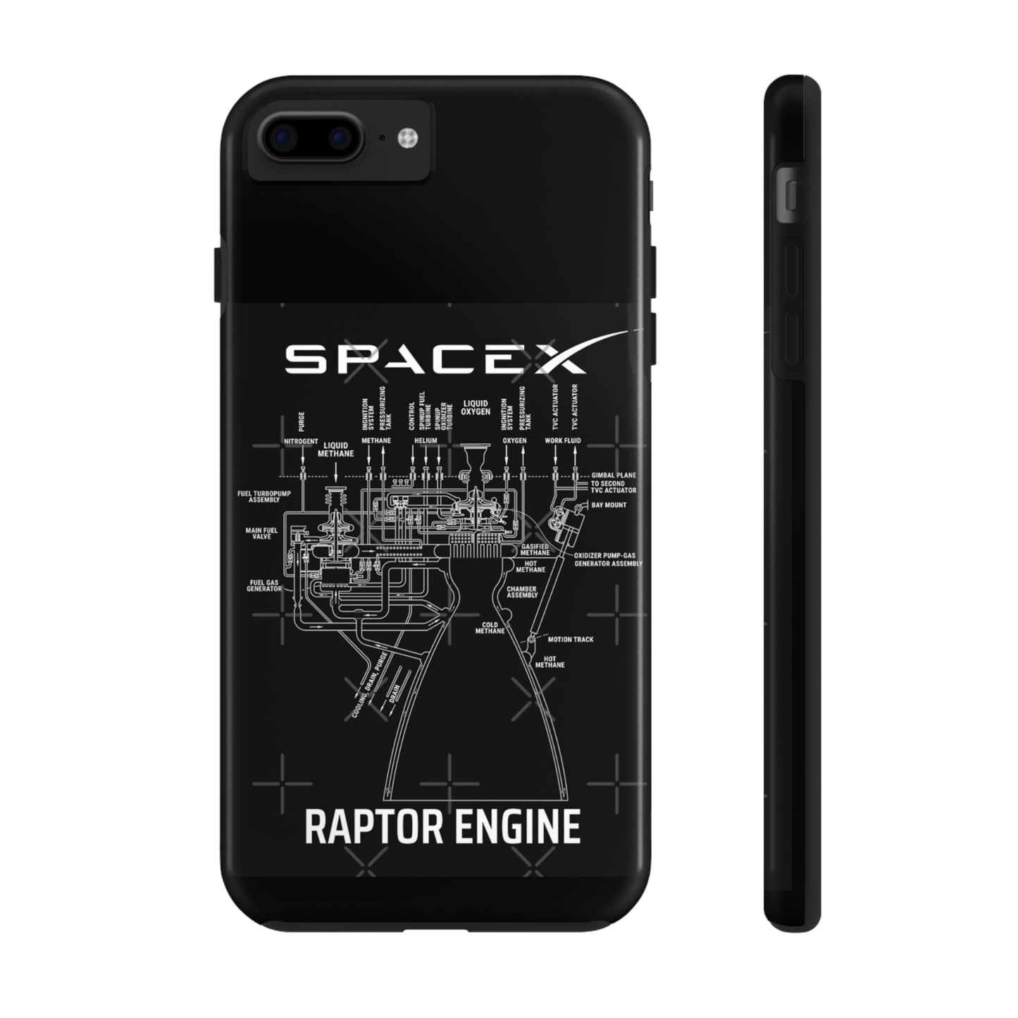 SpaceX Tough Phone Cases, Case-Mate