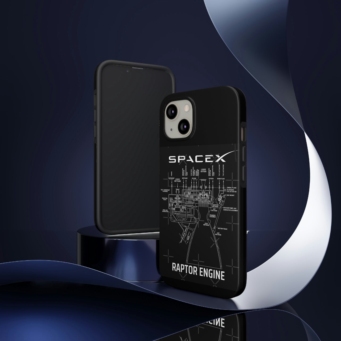 SpaceX Tough Phone Cases, Case-Mate