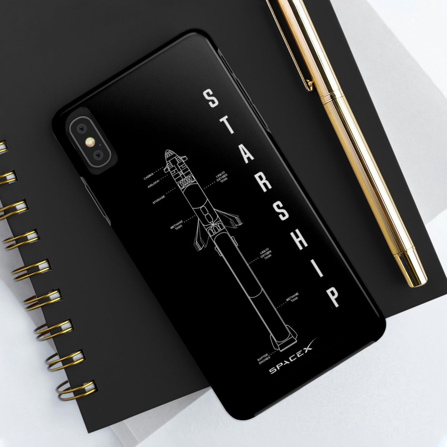 SpaceX Tough Phone Cases, Case-Mate