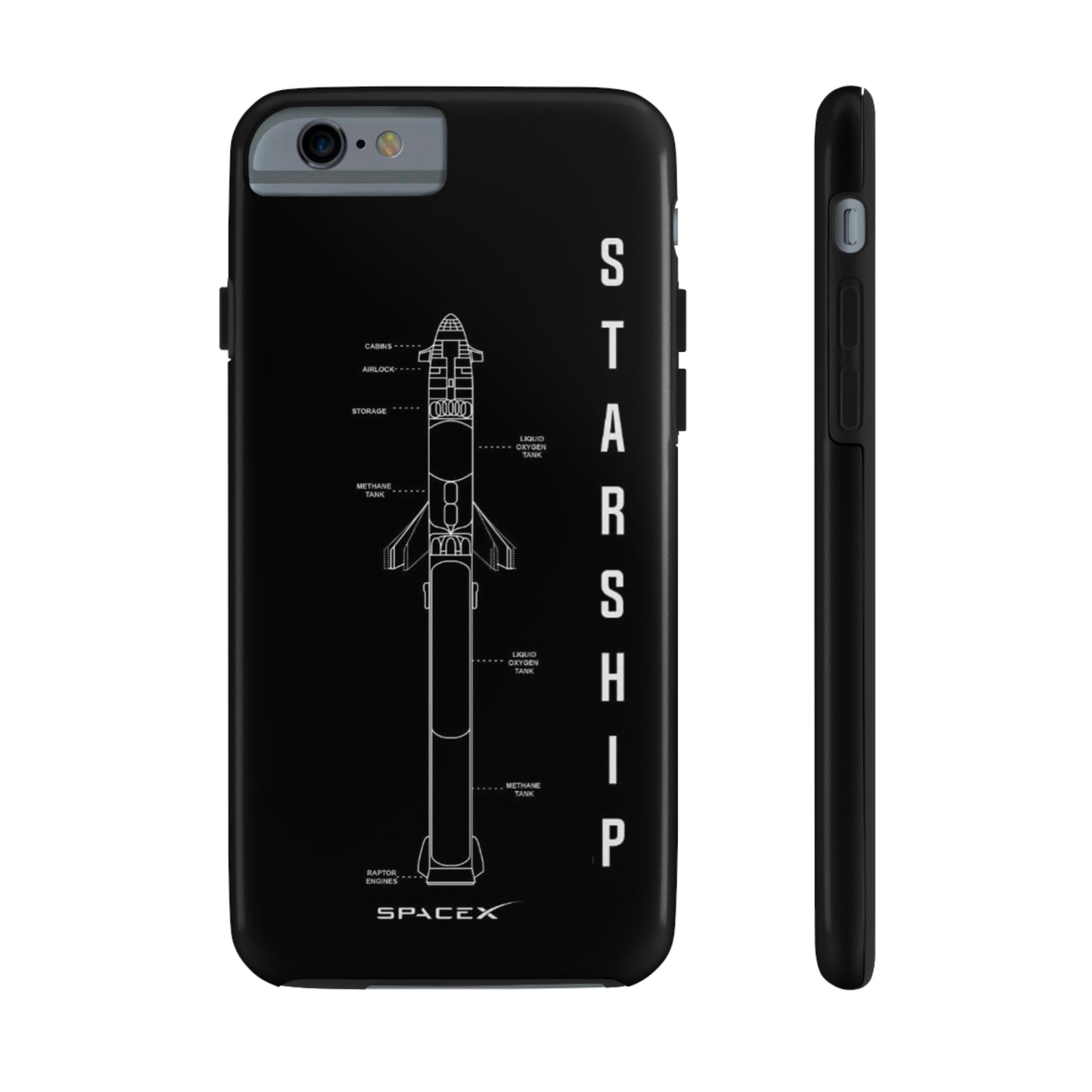 SpaceX Tough Phone Cases, Case-Mate