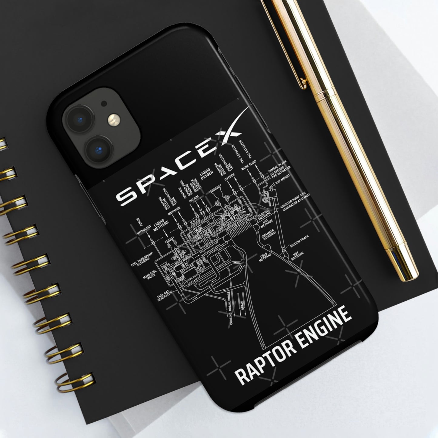 SpaceX Tough Phone Cases, Case-Mate