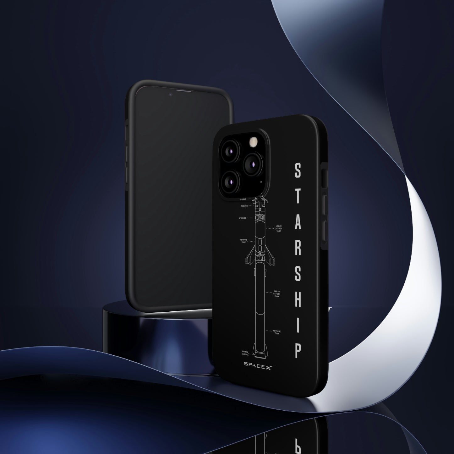 SpaceX Tough Phone Cases, Case-Mate