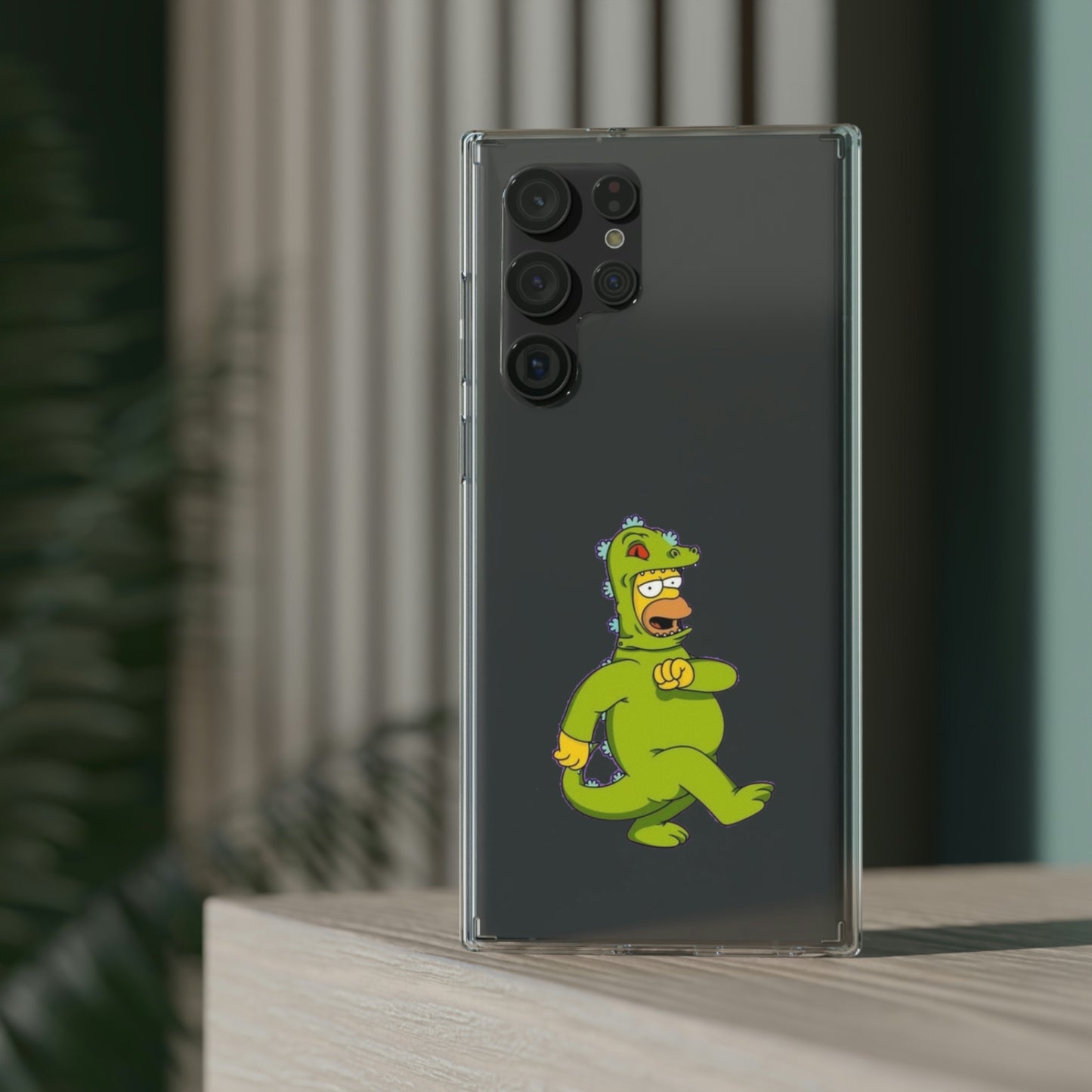 Simpsons Clear Phone Cases