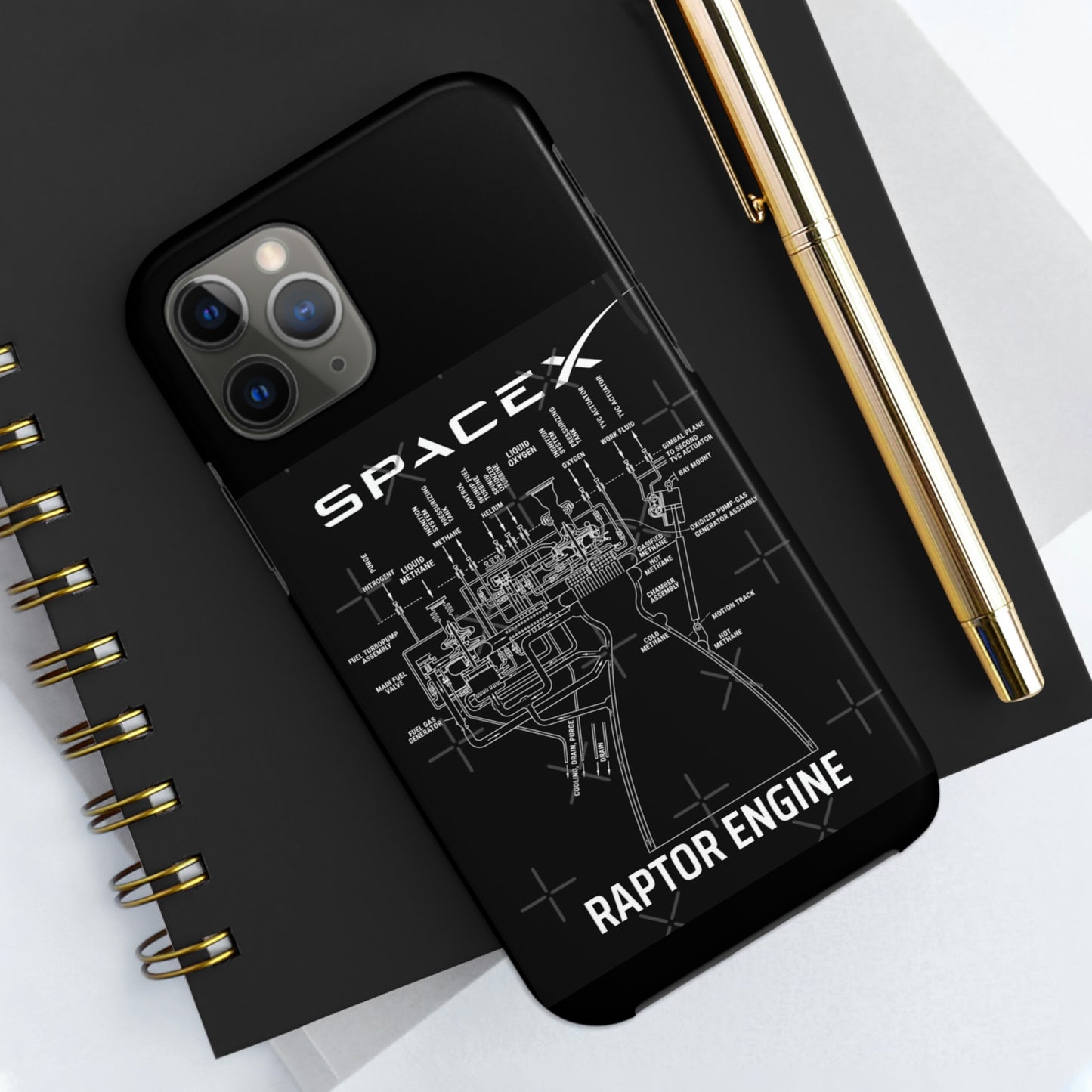 SpaceX Tough Phone Cases, Case-Mate