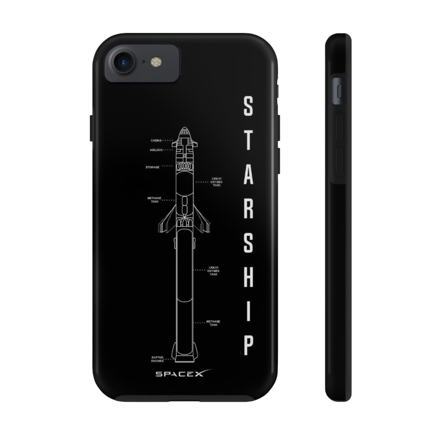 SpaceX Tough Phone Cases, Case-Mate