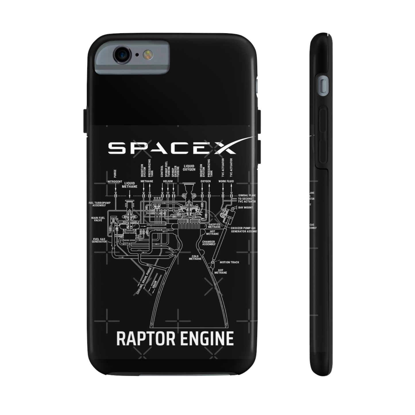 SpaceX Tough Phone Cases, Case-Mate