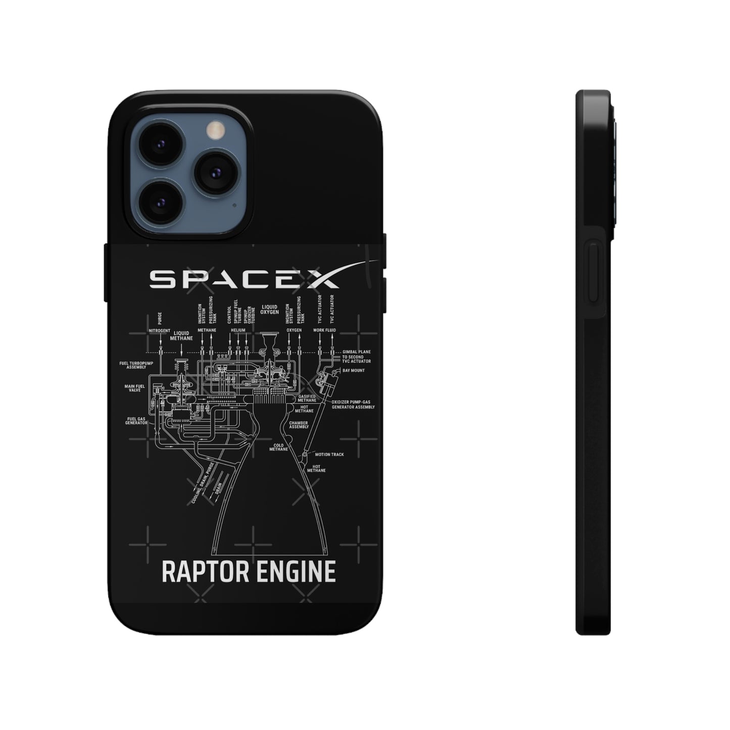 SpaceX Tough Phone Cases, Case-Mate