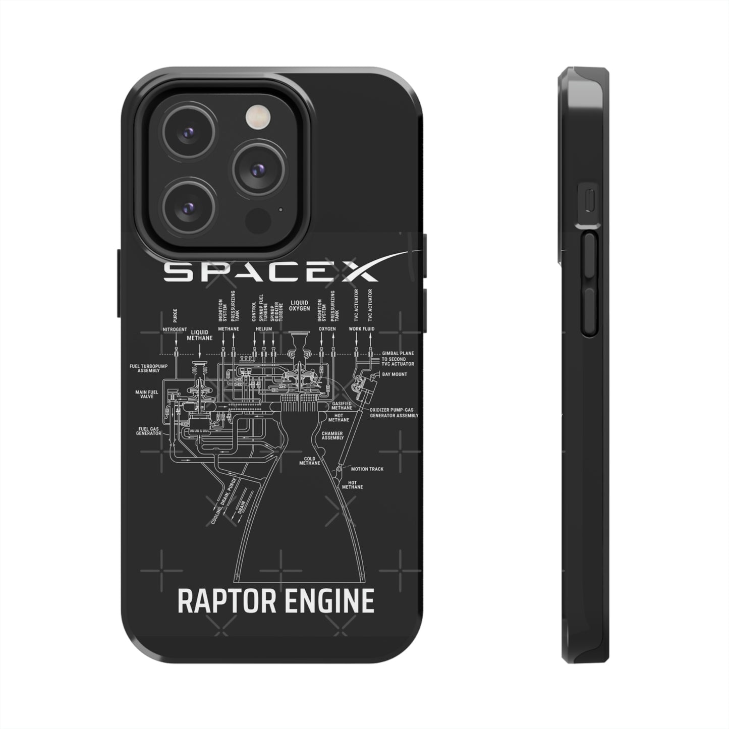 SpaceX Tough Phone Cases, Case-Mate