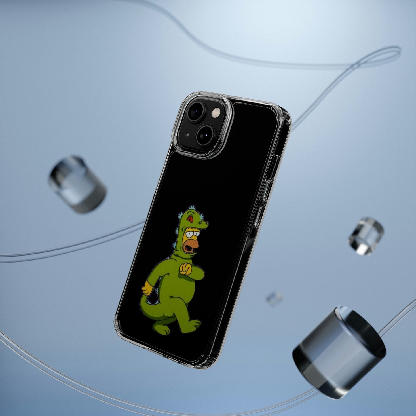 Simpsons Clear Phone Cases