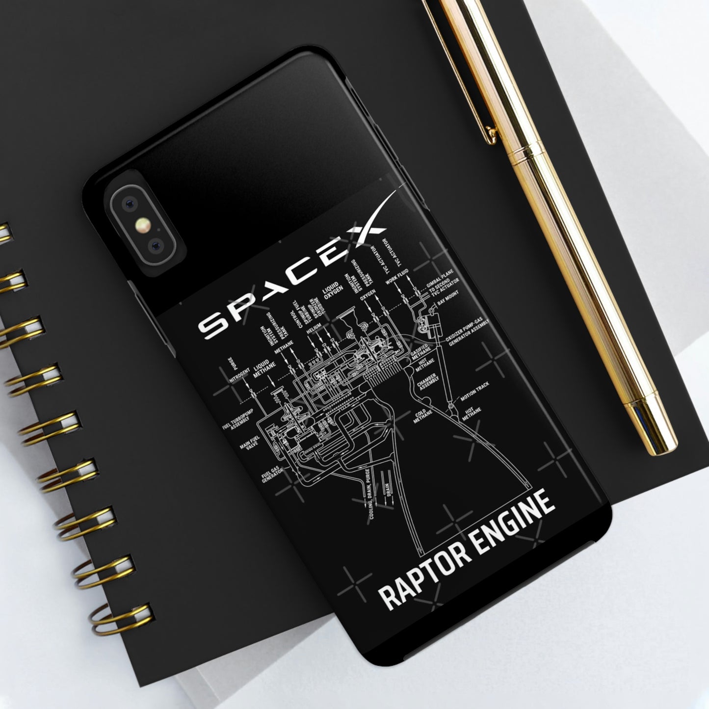 SpaceX Tough Phone Cases, Case-Mate