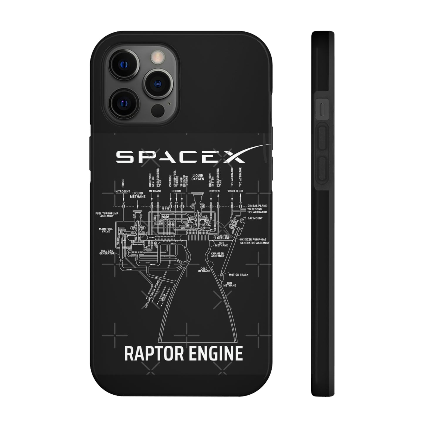 SpaceX Tough Phone Cases, Case-Mate