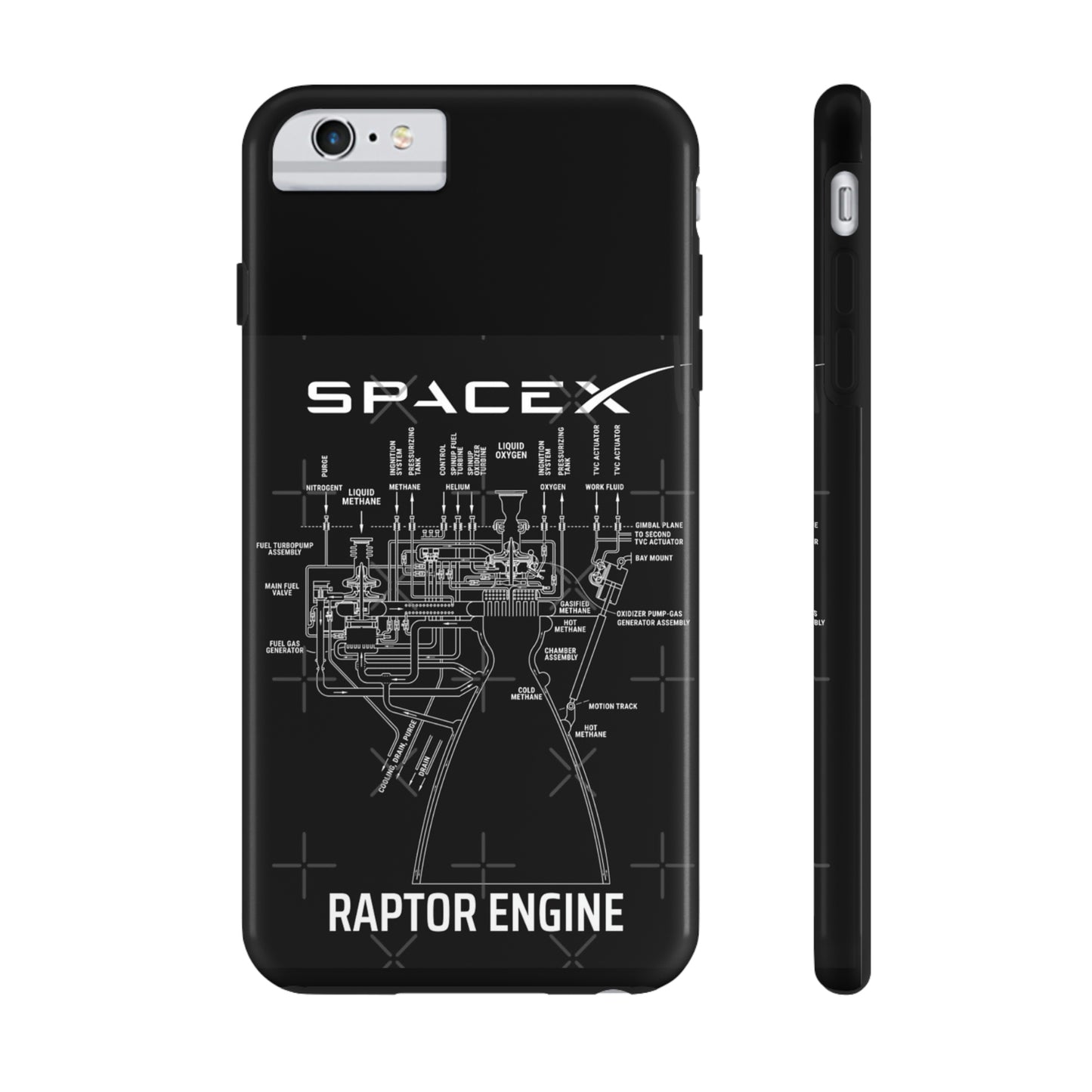 SpaceX Tough Phone Cases, Case-Mate