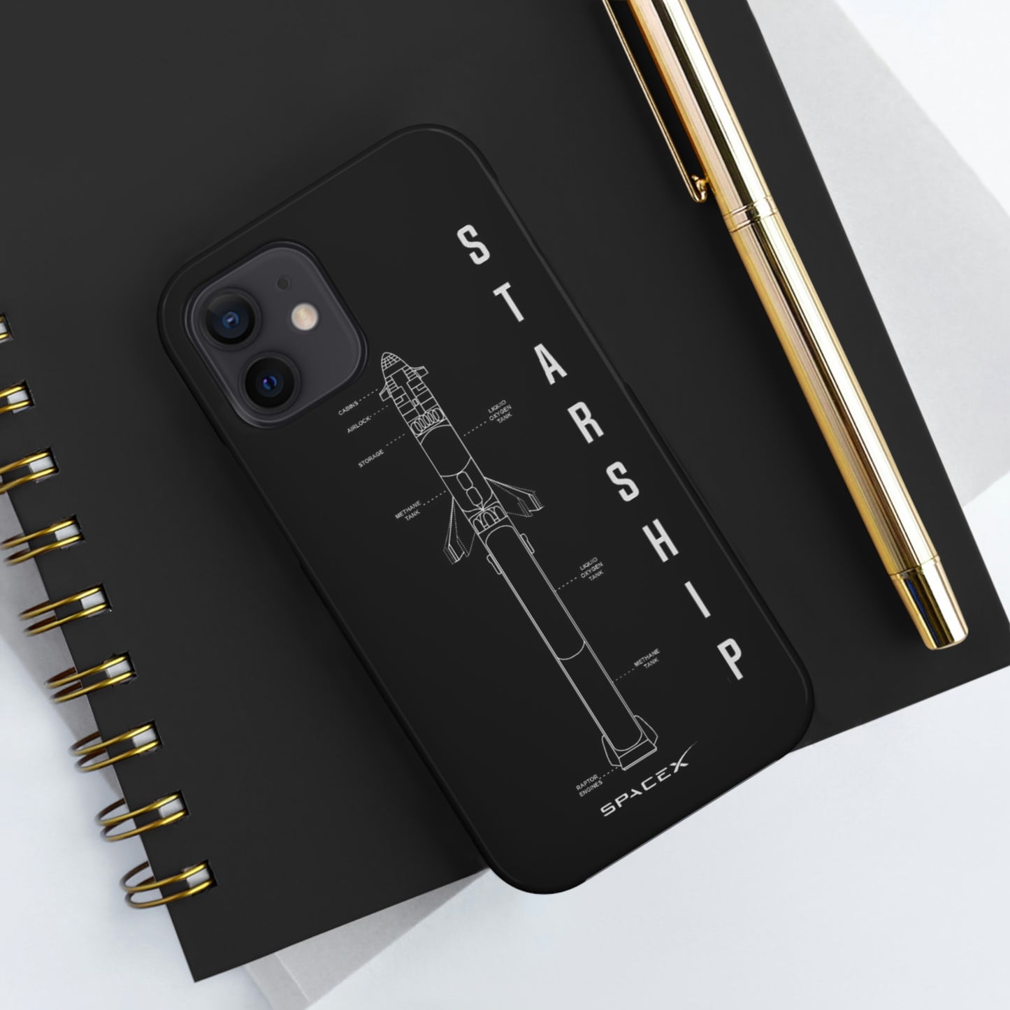 SpaceX Tough Phone Cases, Case-Mate