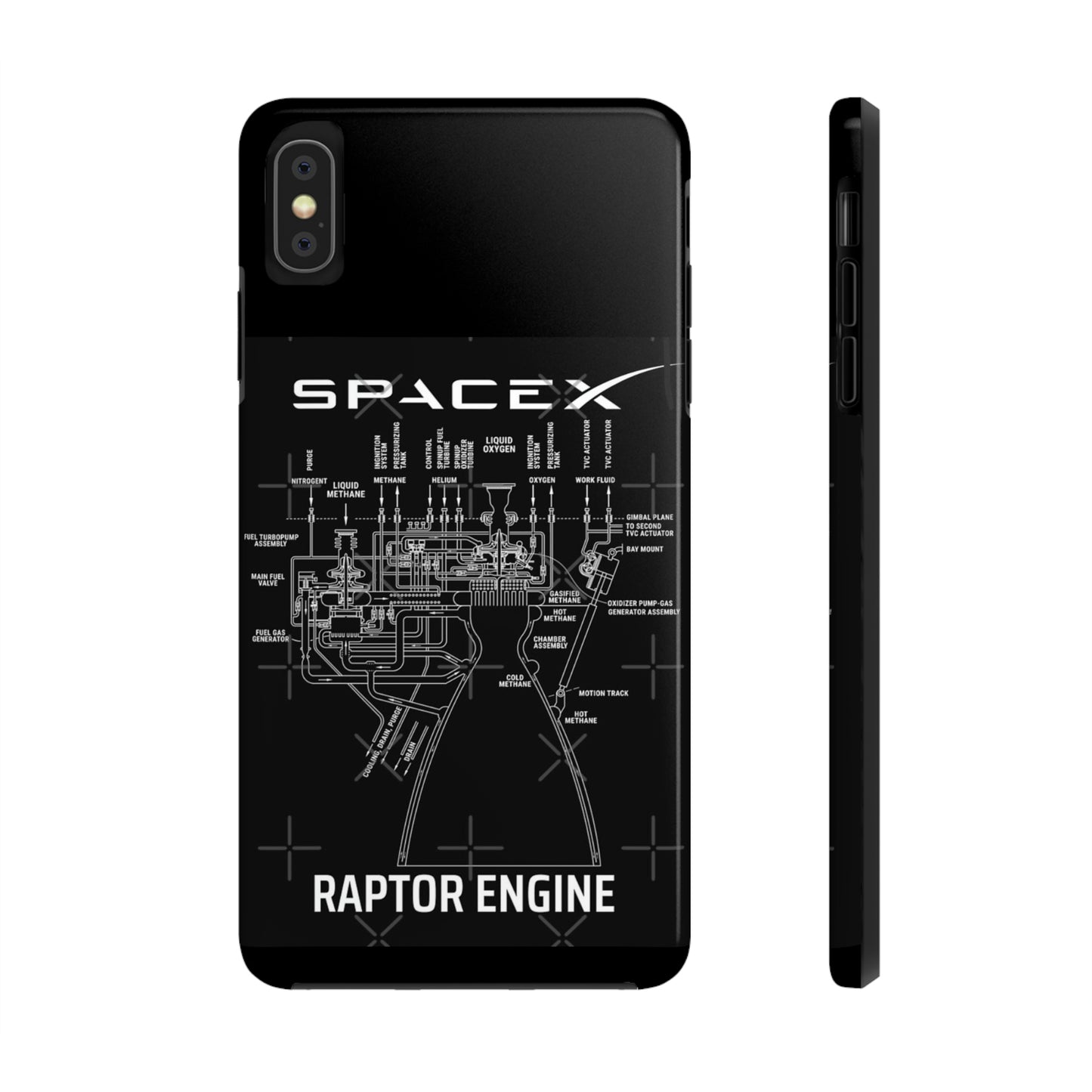 SpaceX Tough Phone Cases, Case-Mate