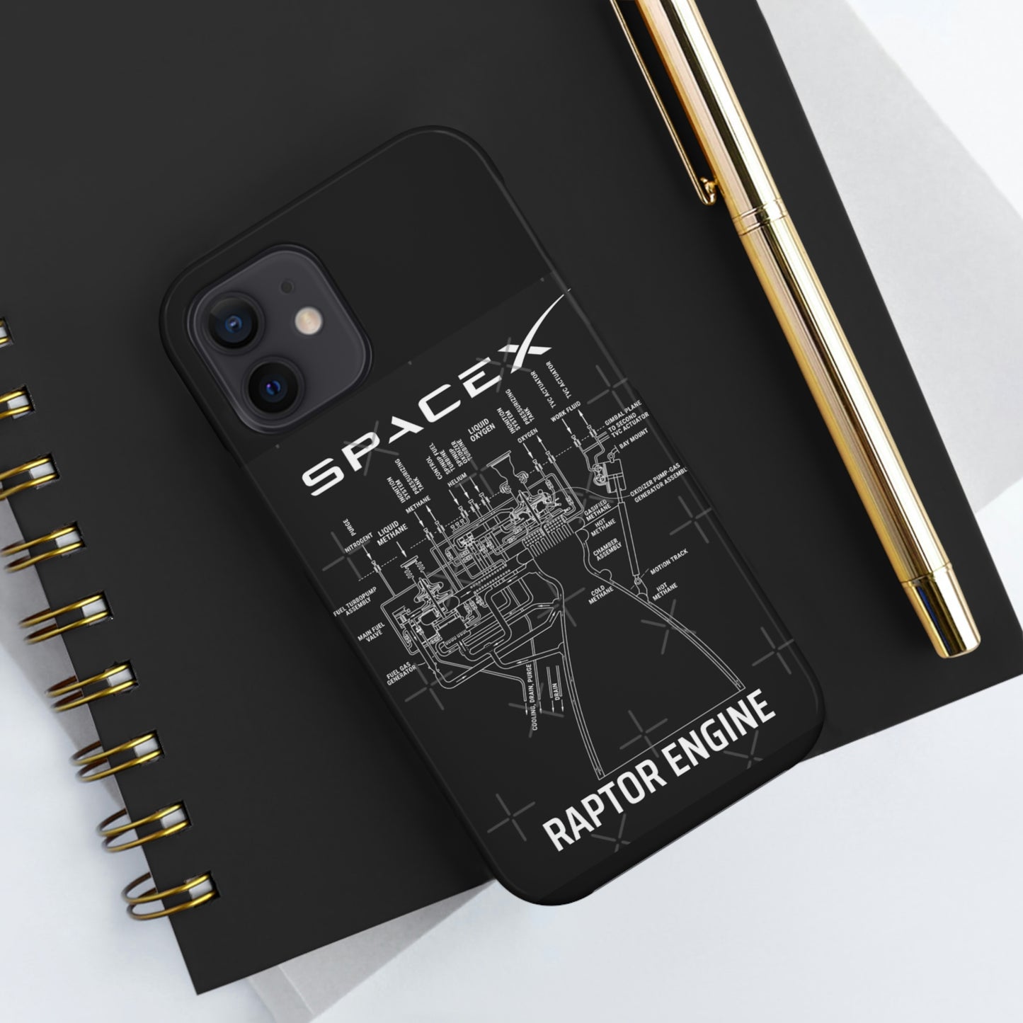 SpaceX Tough Phone Cases, Case-Mate