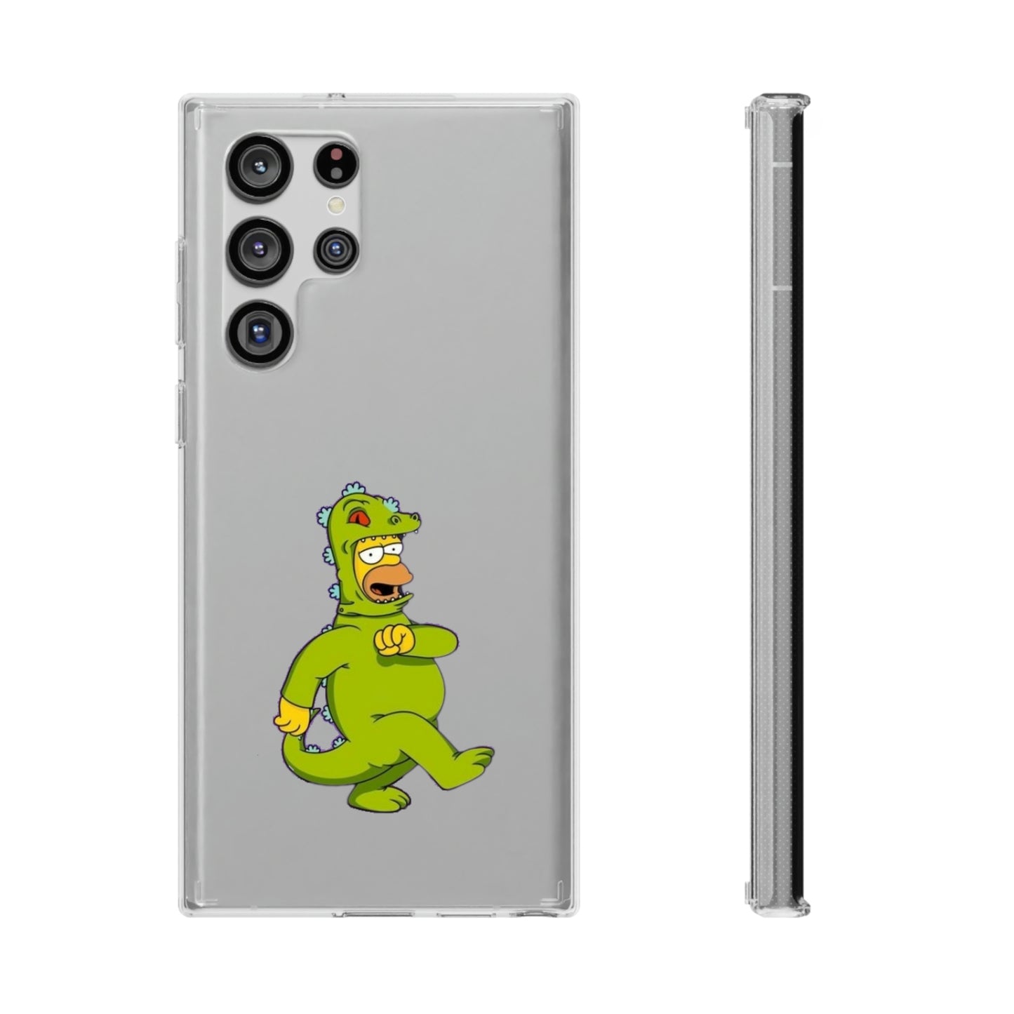 Simpsons Clear Phone Cases