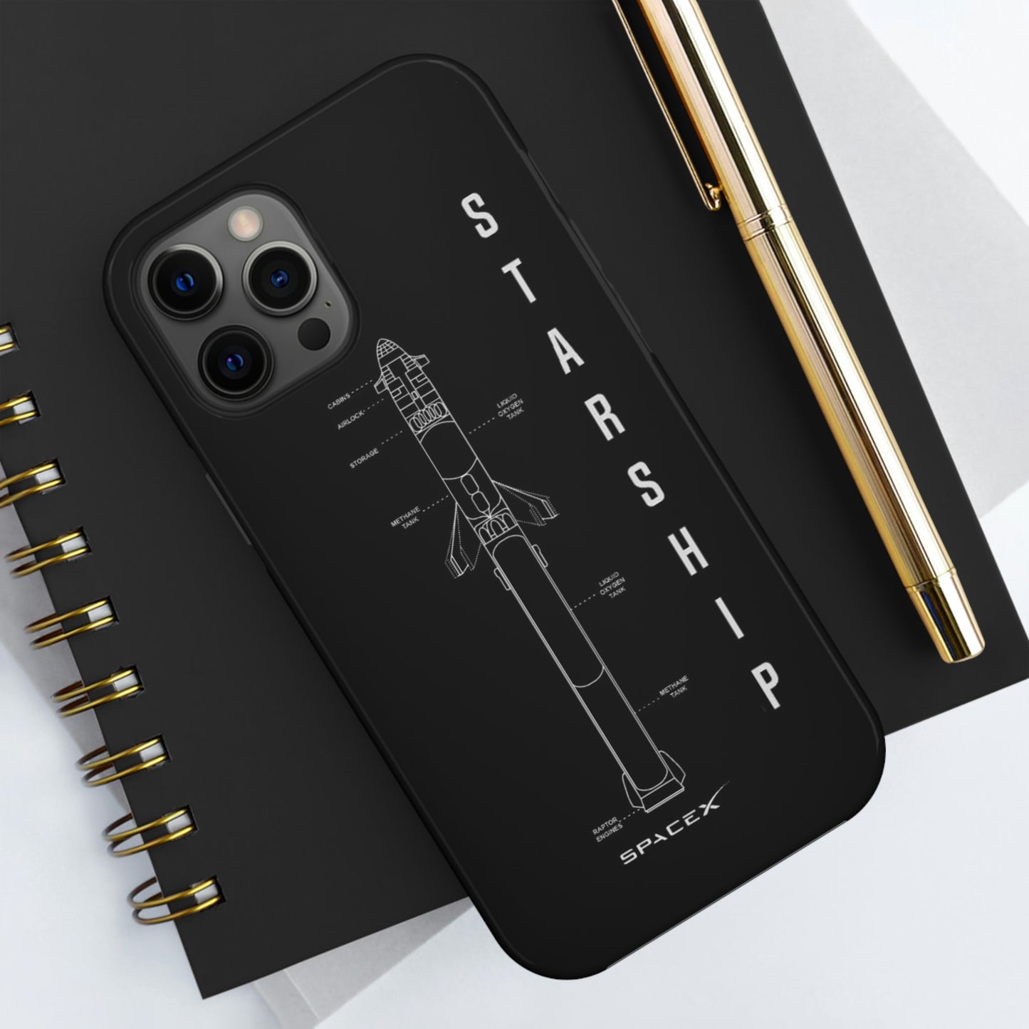 SpaceX Tough Phone Cases, Case-Mate