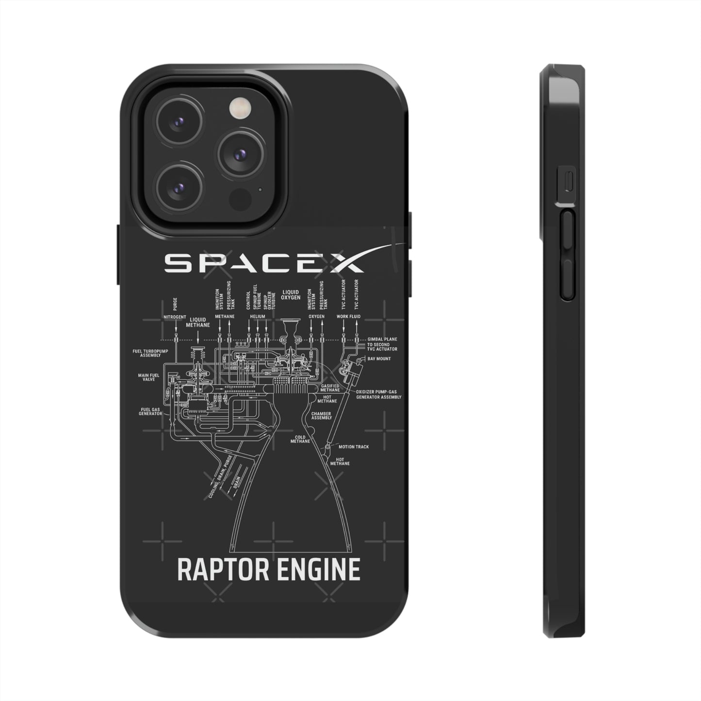 SpaceX Tough Phone Cases, Case-Mate