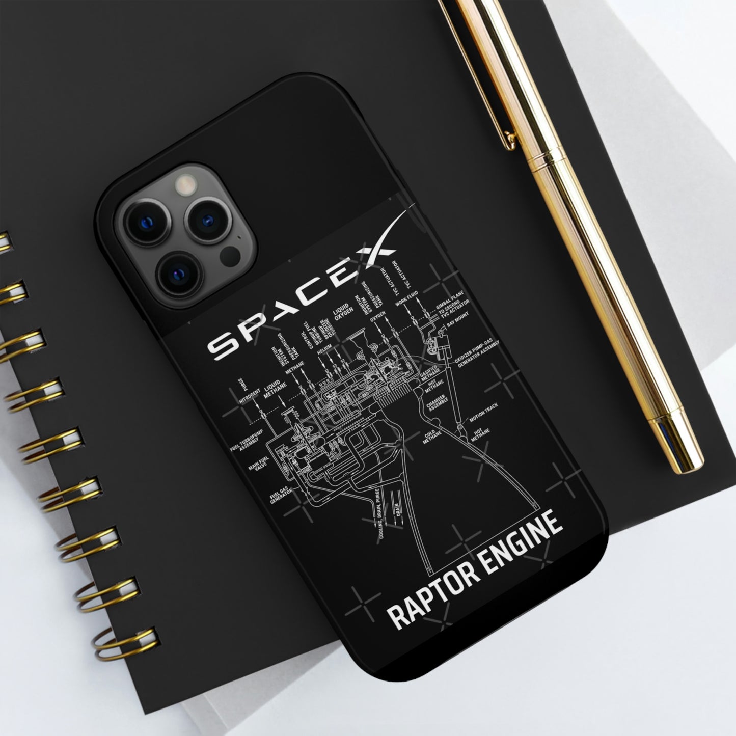 SpaceX Tough Phone Cases, Case-Mate