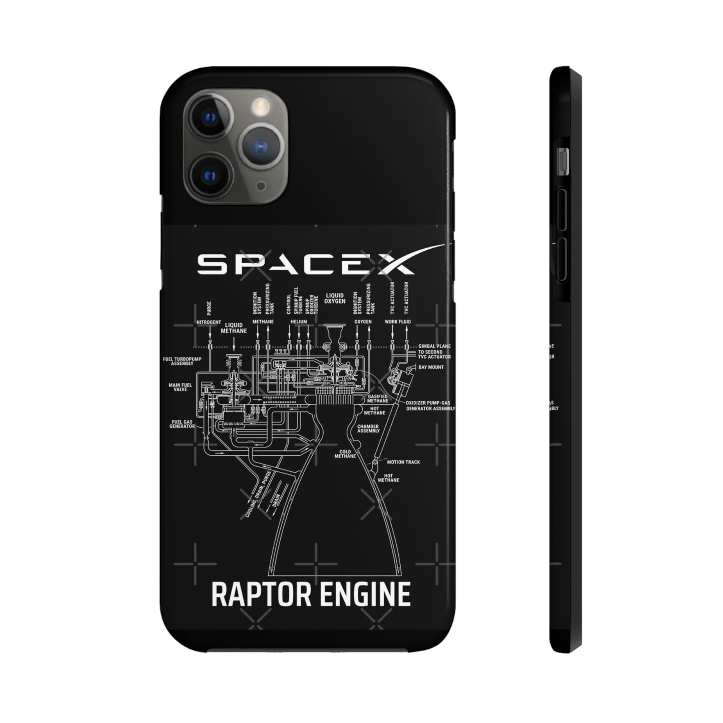 SpaceX Tough Phone Cases, Case-Mate