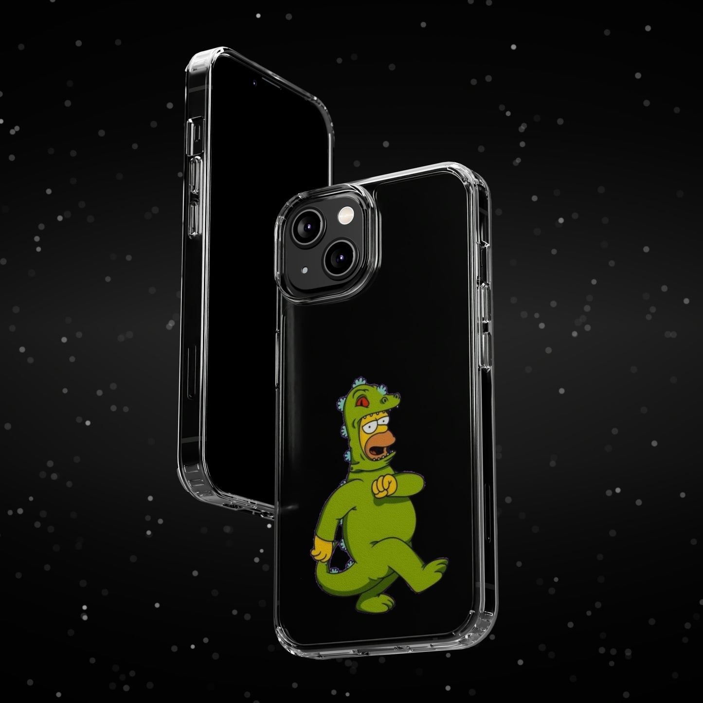 Simpsons Clear Phone Cases