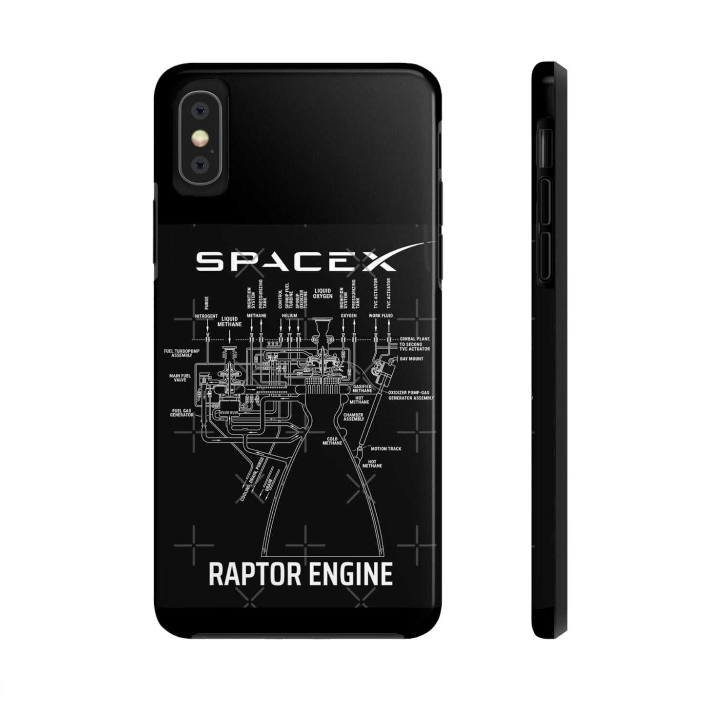 SpaceX Tough Phone Cases, Case-Mate