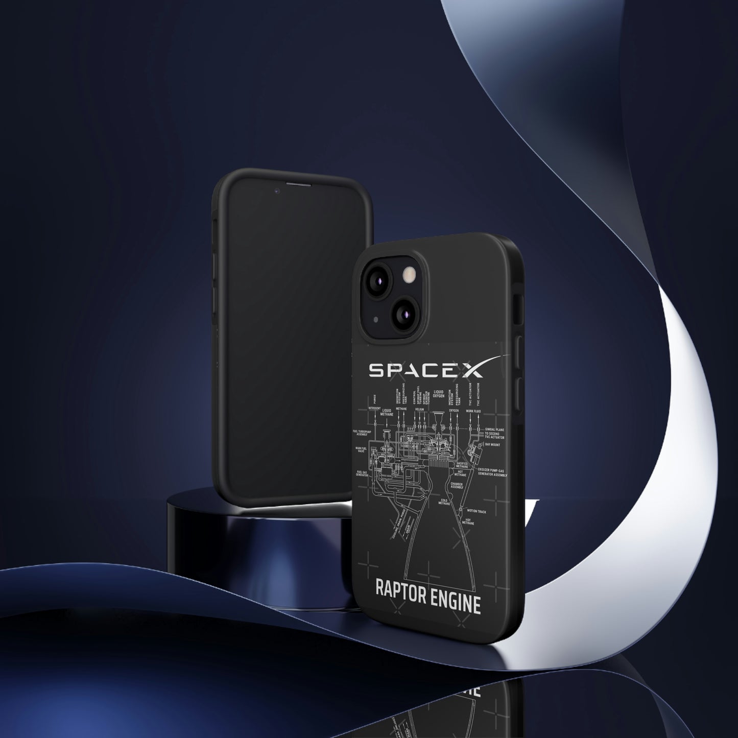 SpaceX Tough Phone Cases, Case-Mate