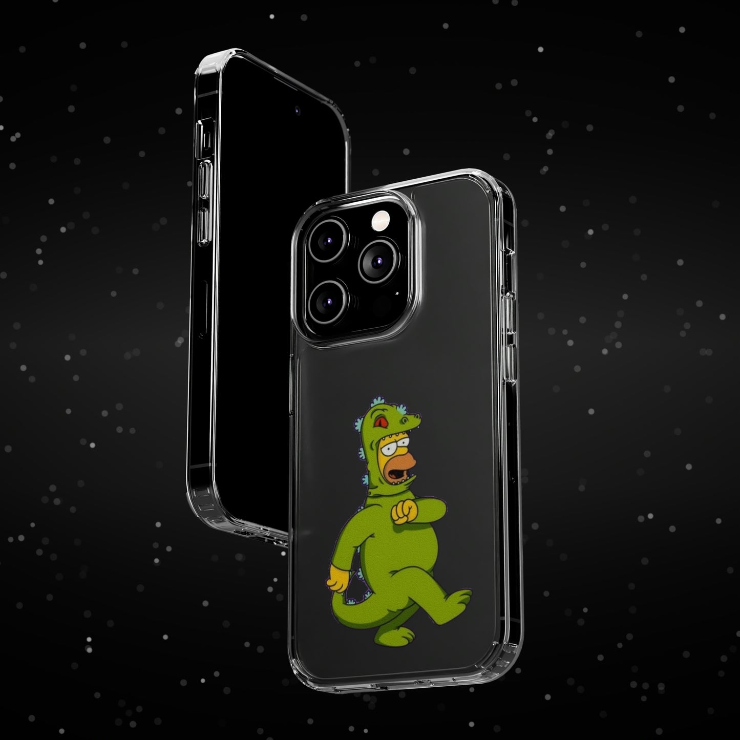 Simpsons Clear Phone Cases