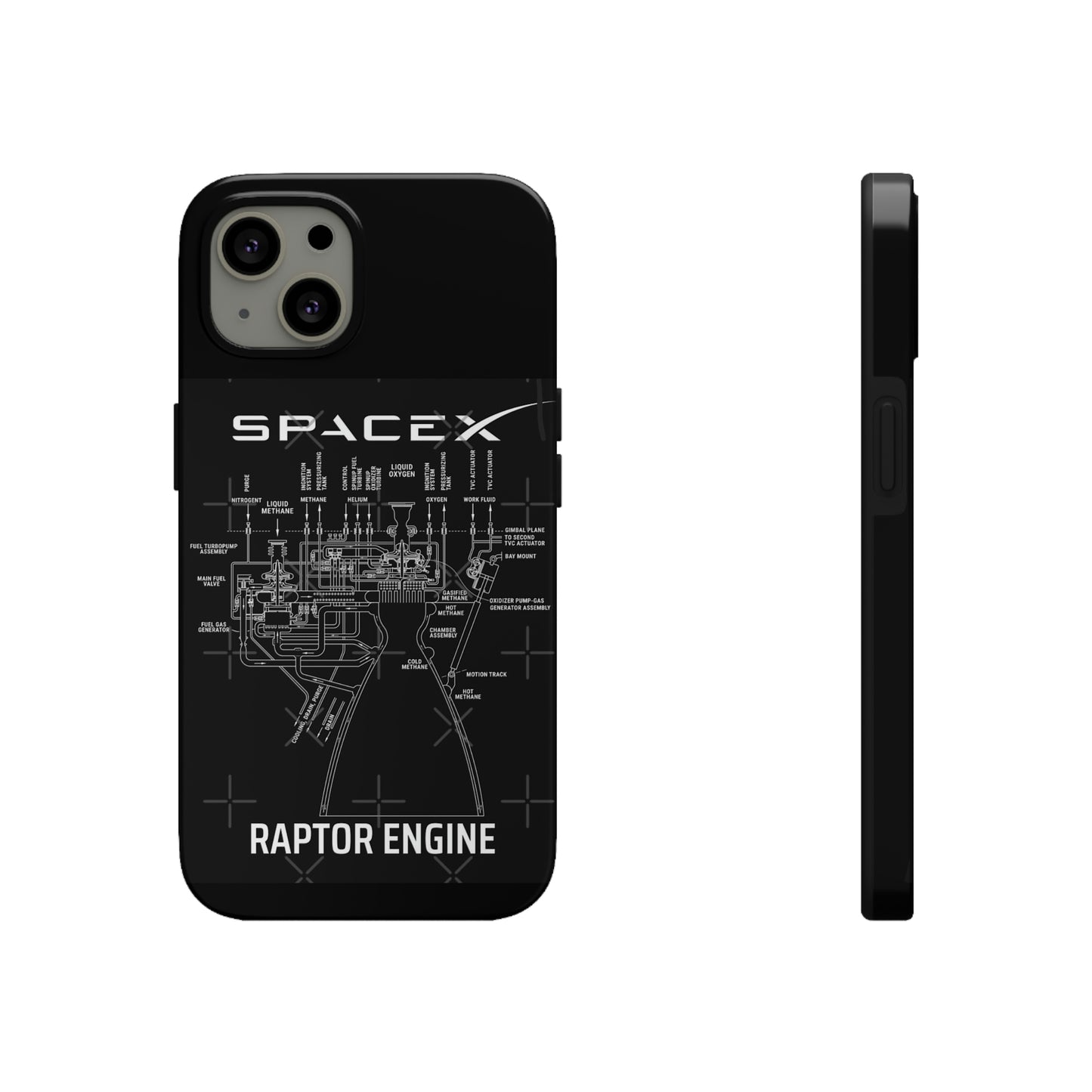SpaceX Tough Phone Cases, Case-Mate